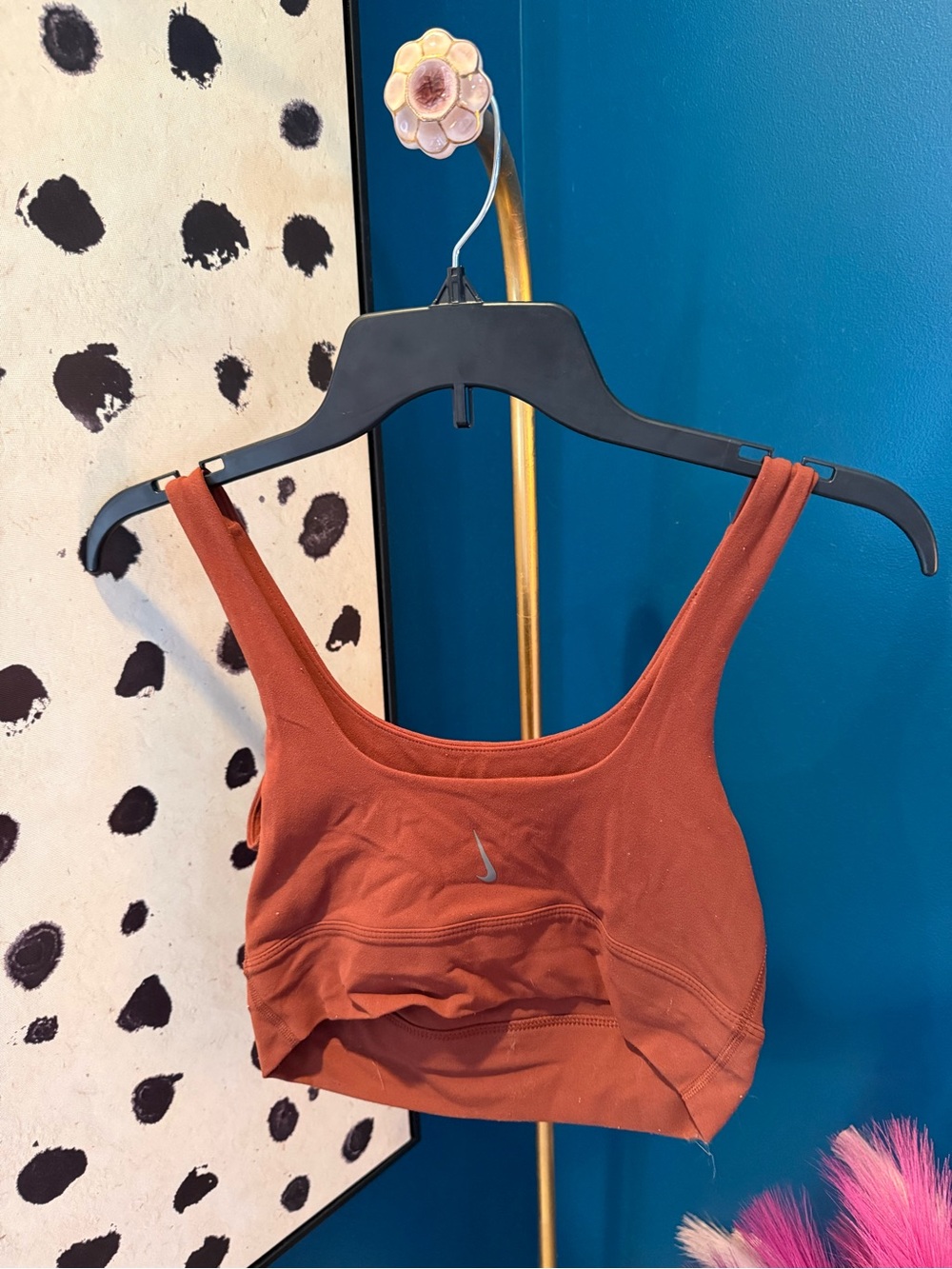 Nike Rust/Terracotta Scoop Sports Bra